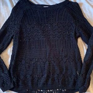 Crocheted sweater